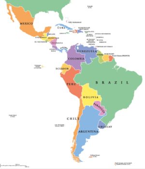 Map - South America