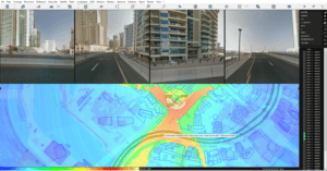 5G NR simulation and analysis and beam RSRP using 3D maps