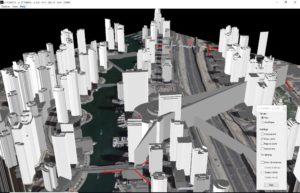 5G simulation with 3D maps