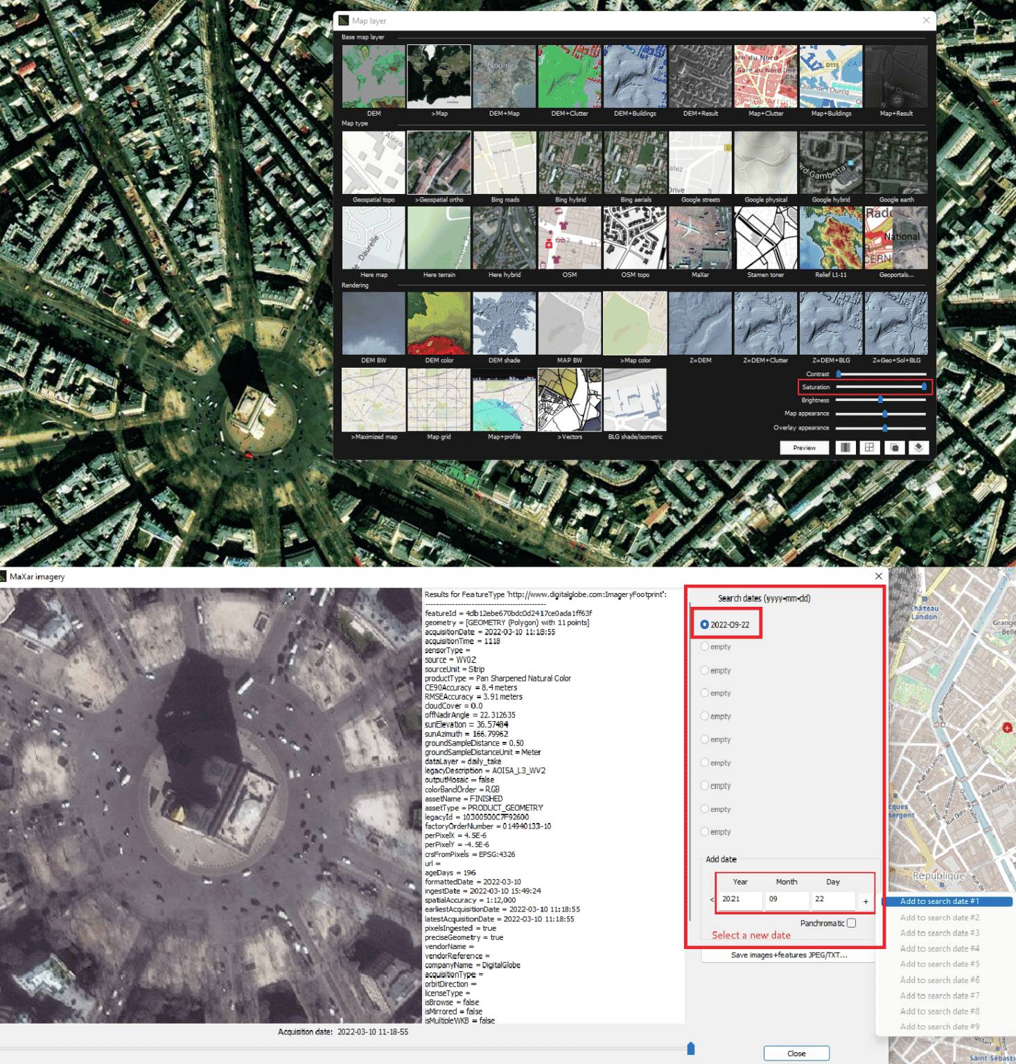 FREE MaXar maps trial sign up today ATDI