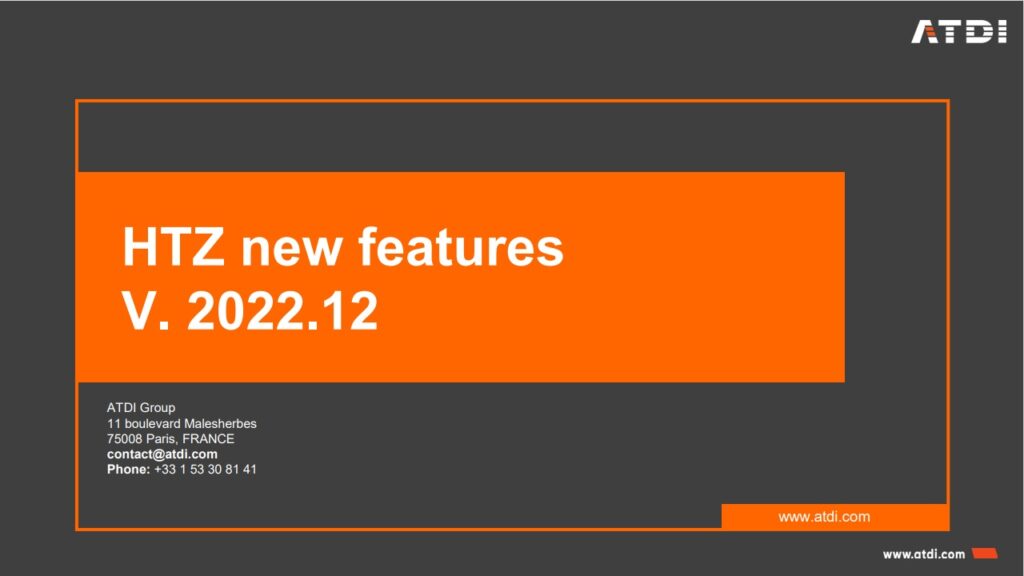 HTZ Updates 2022.12