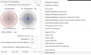 Export of 2D antennas to MSI format
