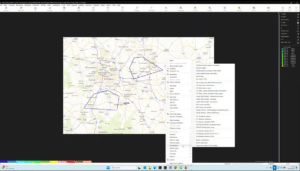 Assessment zones for wind farm analysis